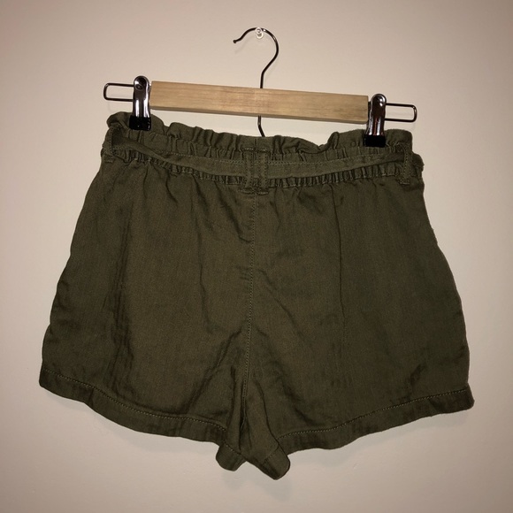 Garage tie front shorts - Picture 4 of 5